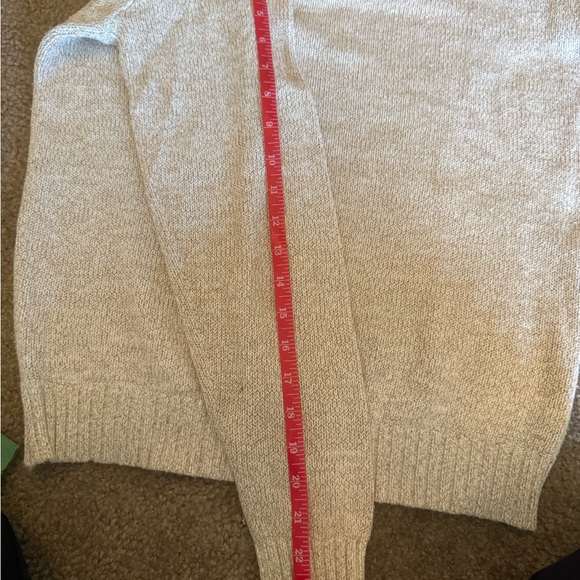 Vintage L.L. Bean Beige /cream Knit cotton sweater - unisex - Picture 8 of 8